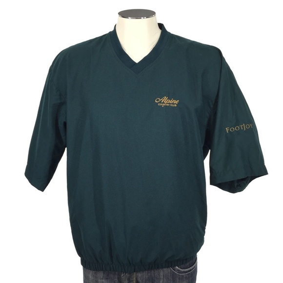 FootJoy VNeck Golf Pullover Green Alpine‎ Country - Picture 2 of 7
